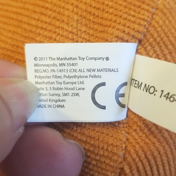 Manhattan Toy Company Folksy Foresters Orange Fox Plush Doll – Cozy Woodland - Picture 8 of 9